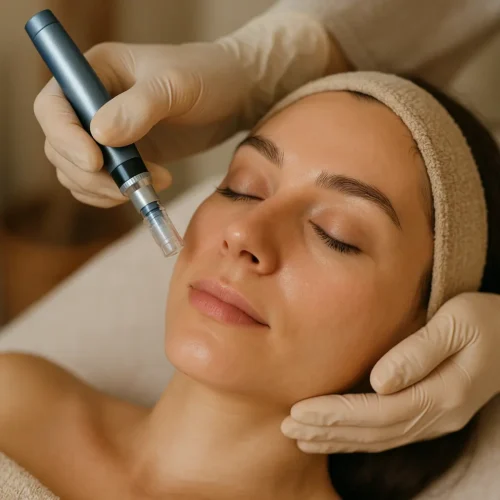 تصویر مزونیدلینگ برای رفع چین‌وچروک و جوانسازی پوست در کلینیک دالیا