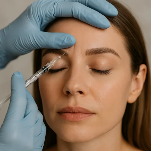 تصویر تزریق بوتاکس در کلینیک زیبایی دالیا؛ رفع خطوط صورت، کنترل تعریق و ایجاد ظاهری جوان‌تر.