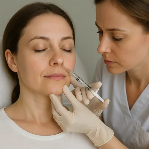 تزریق فیلر صورت | پر کردن خطوط و حجمدهی پوست – کلینیک زیبایی دالیا 8 تزریق فیلر خط خنده برای کاهش چین و خطوط اطراف دهان در کلینیک زیبایی دالیا