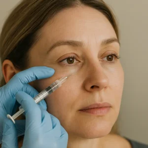 تزریق فیلر زیرچشم برای کاهش گودی و تیرگی در کلینیک زیبایی دالیا