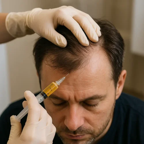 تزریق PRP | جوانسازی طبیعی پوست و درمان ریزش مو در کلینیک زیبایی دالیا 5 پیآرپی موی سر برای تقویت رشد مو و کاهش ریزش در کلینیک زیبایی دالیا